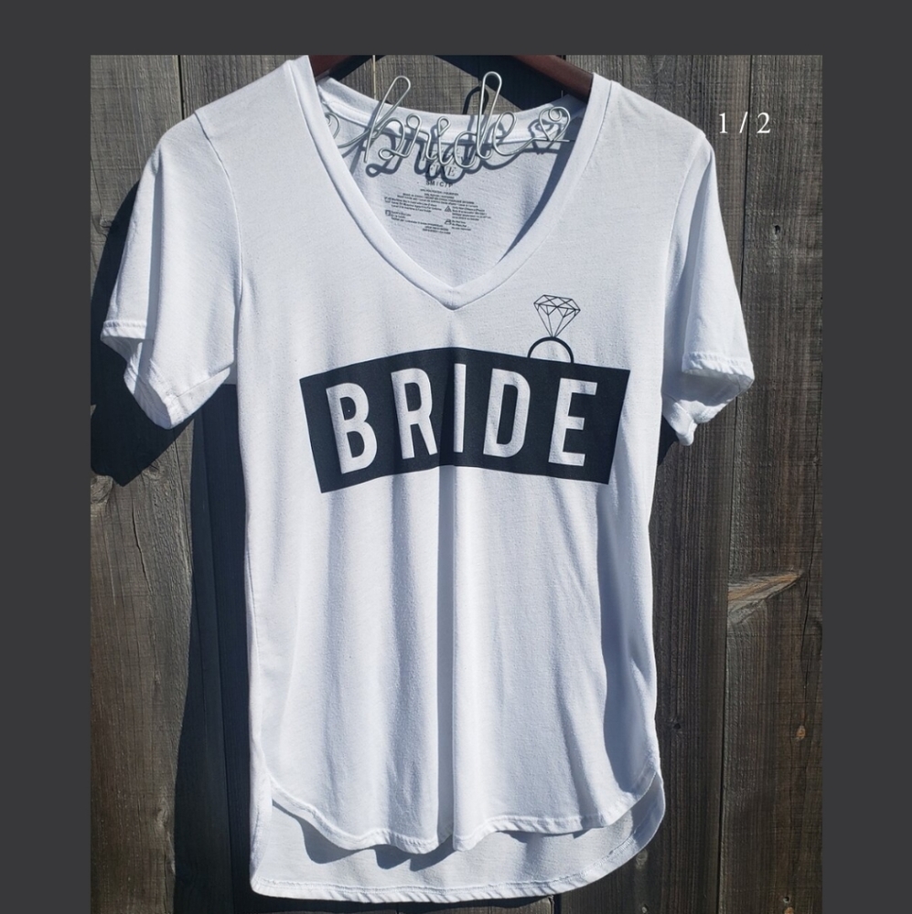 Bride White T Shirt